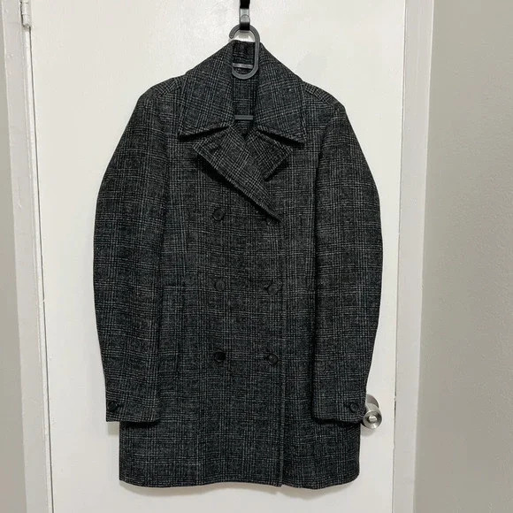 Allsaints Nala Porto Double Breasted Womens Pea Coat